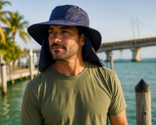 Wide Brim Keys Sun Hat